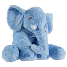 Toy Time Plush Stuffed Elephant Animal Toy, Blue
