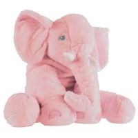 Toy Time Plush Stuffed Elephant Animal Toy, Pink