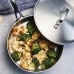  12-piece Tri-Ply Clad Oven-safe up to 500°F Stainless Steel Cookware Set, Silver