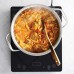  Induction Burner with Overheat Protection Cooking System, Stainless Steel 4-Piece