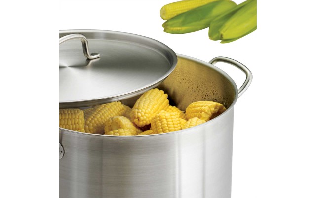  ProLine Tri-ply Base 24-quart Stainless Steel Stock Pot with Lid