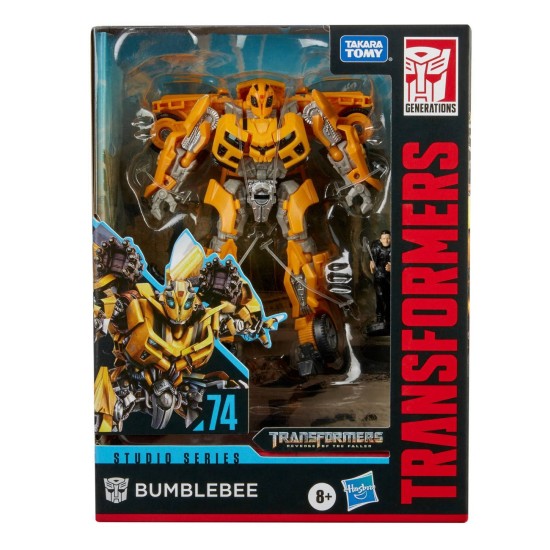  Toys Studio Series 74 Deluxe Class  Revenge of the Fallen Bumblebee & Sam Witwicky, Yellow