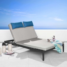 Venetia Fully Sewn Double Chaise Lounge