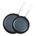  3-Ply Stainless Steel 2-Piece 10″ and 12″ Nonstick Fry Pan Set, 40011-82-1012NC