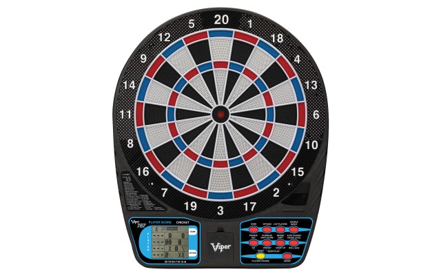  787 Electronic Dartboard Black Magic 18g & Silver Thunder 18g Soft Tip Darts