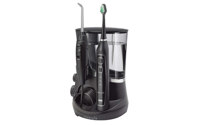  WP-892W Complete Care 5.0 Water Flosser On/Off Switch + Triple Sonic Toothbrush, Black