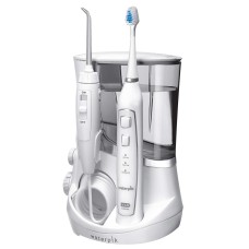Waterpik WP-892W Complete Care 5.0 Water Flosser On/Off Switch + Triple Sonic Toothbrush
