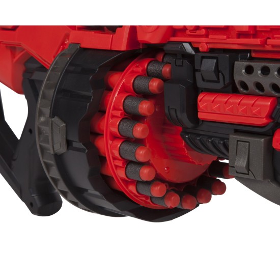  Warrior Prime Motorized Dart Blaster, Red