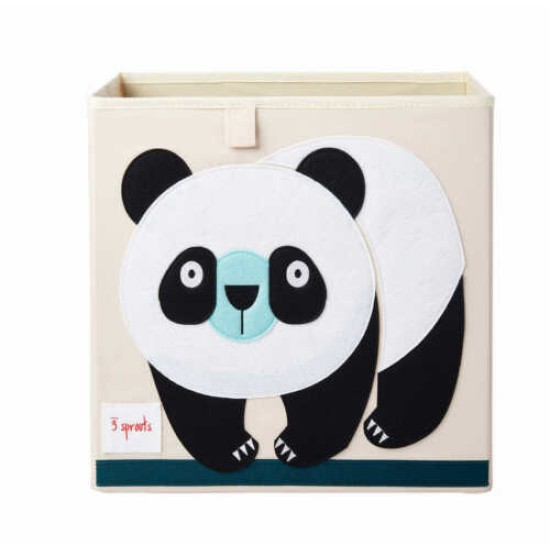  Storage Boxes, Kids Toy Chest, 2 Pack- Storage Trunk for Boys and Girls Room, Panda And Sloth