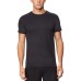  Men's Air Mesh Tee 4-pack, Black, Medium