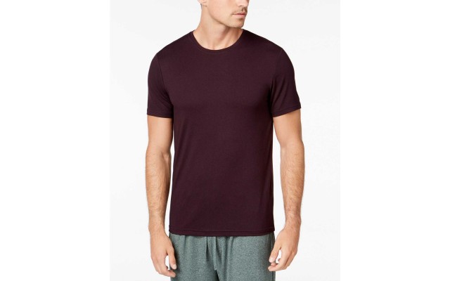 32 Degrees Men’s Ultra Lux Pajama T-Shirt (Dark Purple, M)