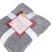  Chenille Throw, Gray