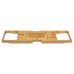  Eco-Friendly Bamboo Construction Bathtub Caddy Multi-Functional Storage Space