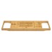  Eco-Friendly Bamboo Construction Bathtub Caddy Multi-Functional Storage Space