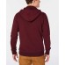  Men’s Heavy Fleece Hoodie (Wine, XL)