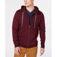 American Rag Men’s Heavy Fleece Hoodie (Wine, XL)