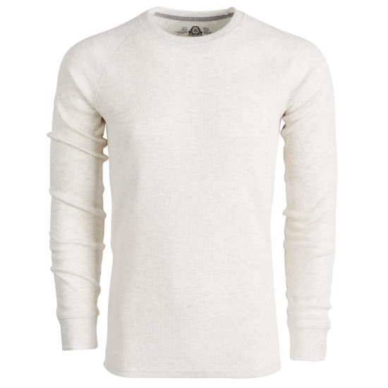  Men’s Long-Sleeve Thermal T-Shirt (Light Beige, X-Large)