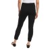  Ladies’ Tummy Control Ponte Pant, Black, Large