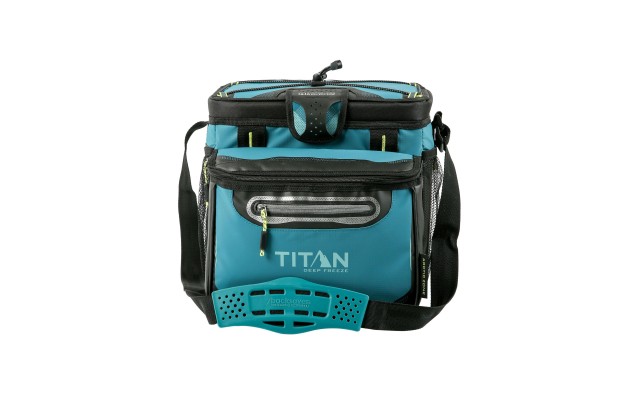  Titan Deep Freeze 22-Can Zipperless Cooler, Everglade(Teal)