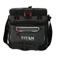 Arctic Zone Titan Deep Freeze 22-Can Zipperless Cooler, Phantom Black