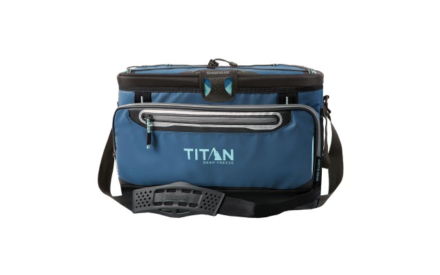  Titan Deep Freeze 48-Can Zipperless Cooler, Midnight Navy
