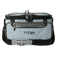 Arctic Zone Titan Deep Freeze 48-Can Zipperless Cooler, Storm Lime (Gray)