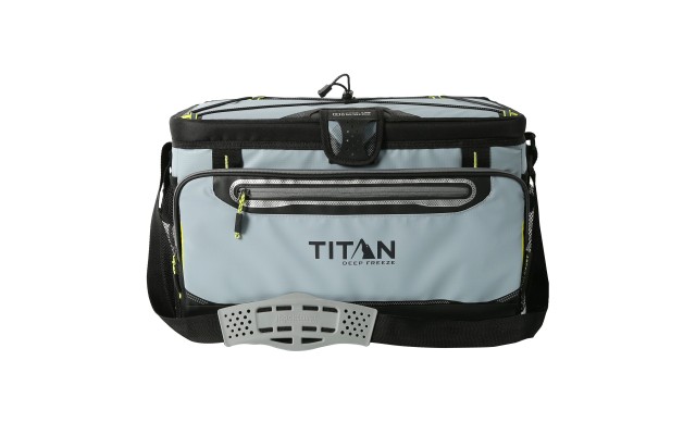  Titan Deep Freeze 48-Can Zipperless Cooler, Storm Lime (Gray)