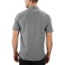  Men's Short Sleeve Woven Shirt, Gray, 3XL
