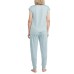  Ladies' 2-piece Lounge Set, Green, 3X