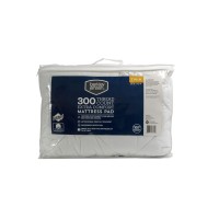 Berkley Jensen Extra Comfort Waterproof Protection 100% Cotton 60″ x 80″ Twin-Size Mattress Pad