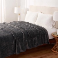 Berkshire Life EcoSoft Blanket, Gray, Queen