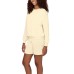  Ladies' Lounge Set, Yellow, 3X
