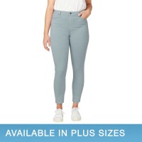 Buffalo Ladies' Tencel Blend High Rise Pant, Blue, 4