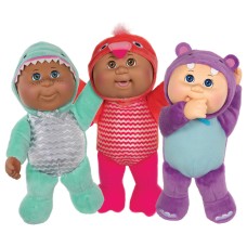 Cabbage Patch Kids 9″ Soft Cuddly Body Exotic Friends Pack of 3 Dolls