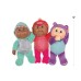  9″ Soft Cuddly Body Exotic Friends Pack of 3 Dolls