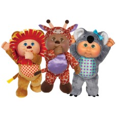 Cabbage Patch Kids Dolls 9″ Soft Cuddly Body Pack of 3 Collectible Cuties Zoo Friends