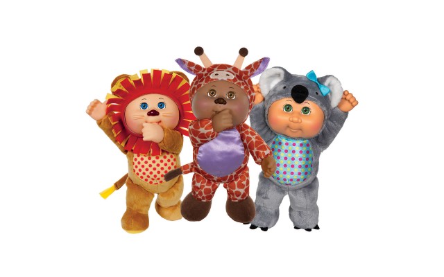  Dolls 9″ Soft Cuddly Body Pack of 3 Collectible Cuties Zoo Friends