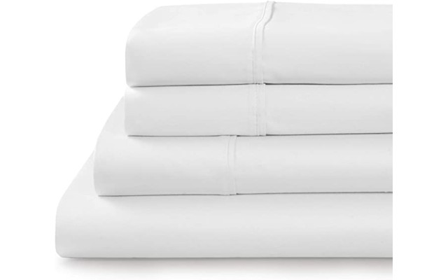 Calvin Klein Home Sheet Set, Queen, White