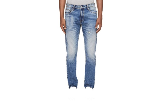  Jeans Men’s Slim-Fit Jeans (Blue, 33X32)