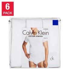 Calvin Klein Men's V-Neck Tee, 6-pack