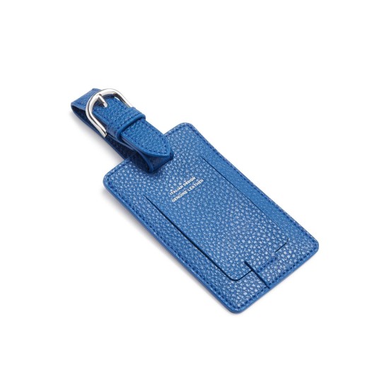  Leather Luggage Tags, Blue