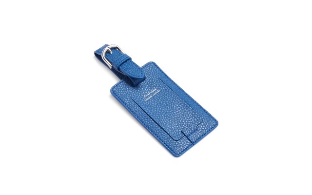  Leather Luggage Tags, Blue