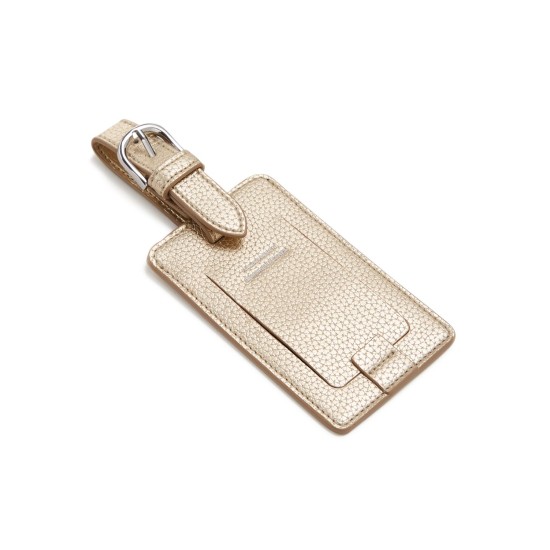  Leather Luggage Tags, Gold