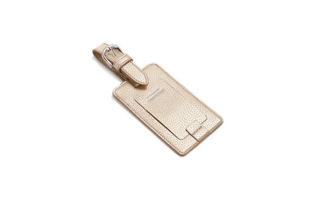  Leather Luggage Tags, Gold