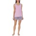  Ladies' 4-piece Pajama Set, Purple, XX-Large