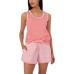  Ladies' 4-piece Pajama Set, Pink, 3X