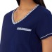  Ladies' 4-piece Pajama Set, Blue, 2X