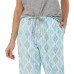  Ladies' 4-piece Pajama Set, Gray, Medium