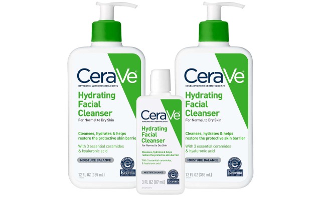  Hydrating Facial Cleanser Set 3-pack