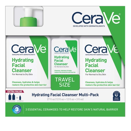  Hydrating Facial Cleanser Set 3-pack
